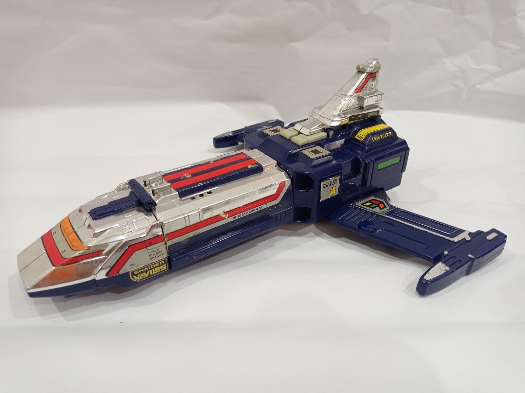 BANDAI SPACE SHERIFF GAVAN SHAIDER VAVILOS TRANSFORMING JET & GUN ...