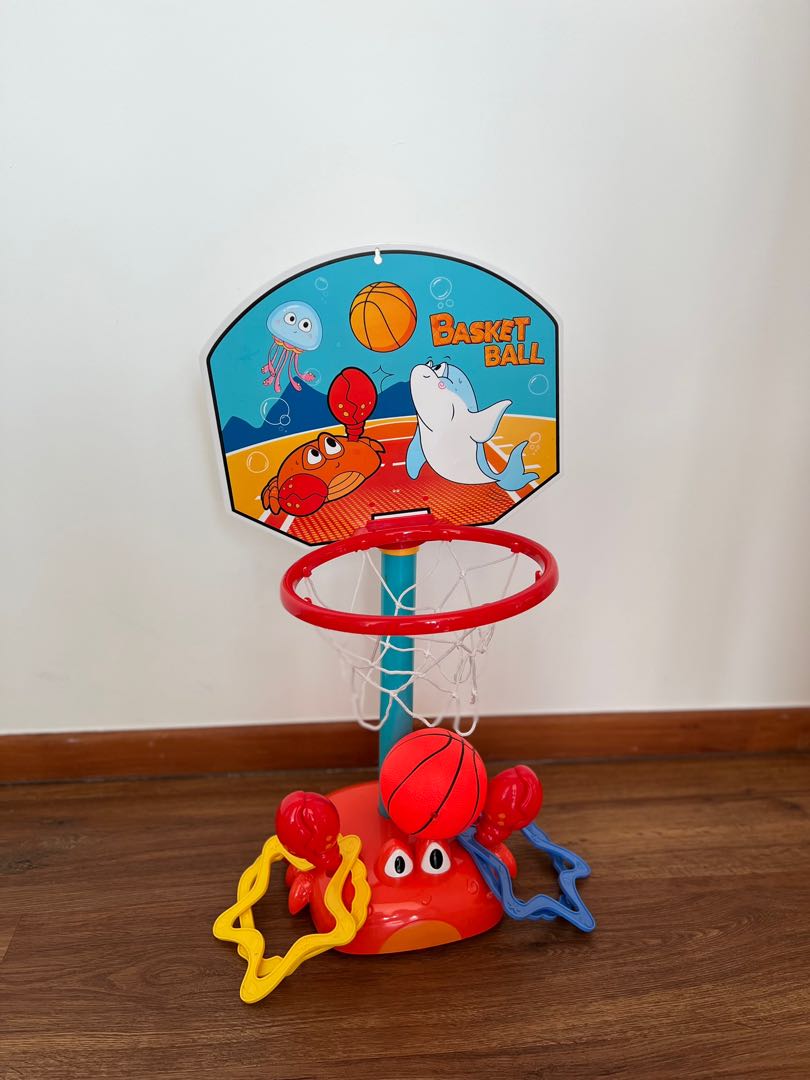 Basketball toy set movable, Hobbies & Toys, Toys & Games on Carousell