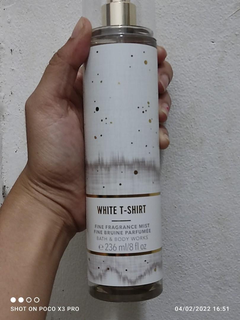 Bath And Body Works White T-Shirt Mist, Beauty & Personal Care, Fragrance &  Deodorants On Carousell