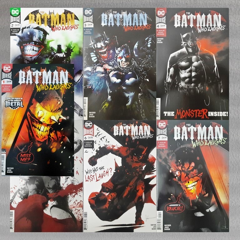 Batman Who Laughs 7/7 (Complete Set) DC Comics (Key Issue) 1st App (Scott  Snyder, Jock), Hobbies & Toys, Books & Magazines, Comics & Manga on  Carousell