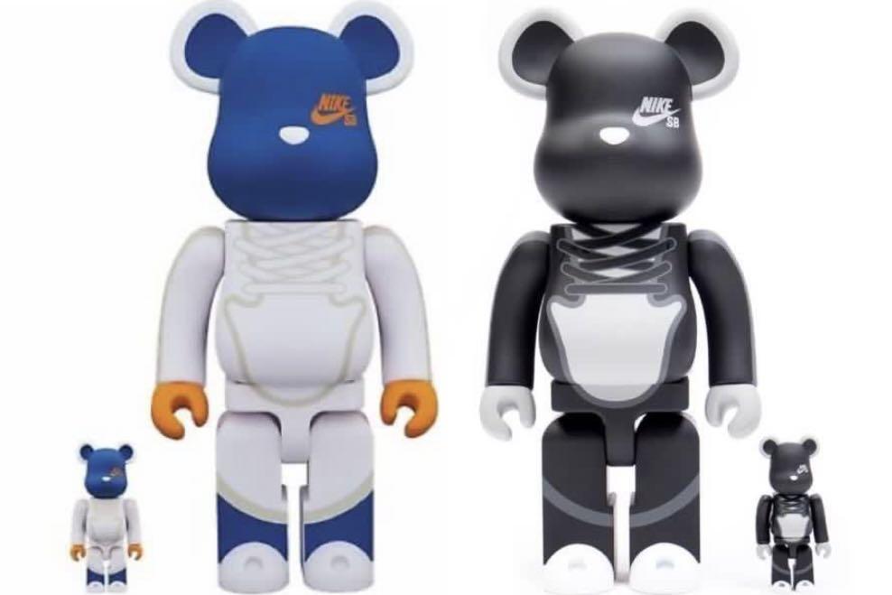 Bearbrick Nike SB 2017 Set x 2, Hobbies Toys, Toys Games on