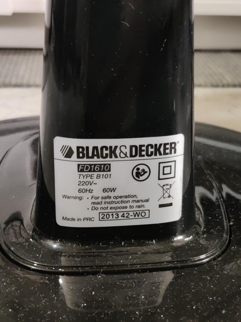 Desk Fan Black & Decker FD1610 3 Speed 16-Inch brand new
