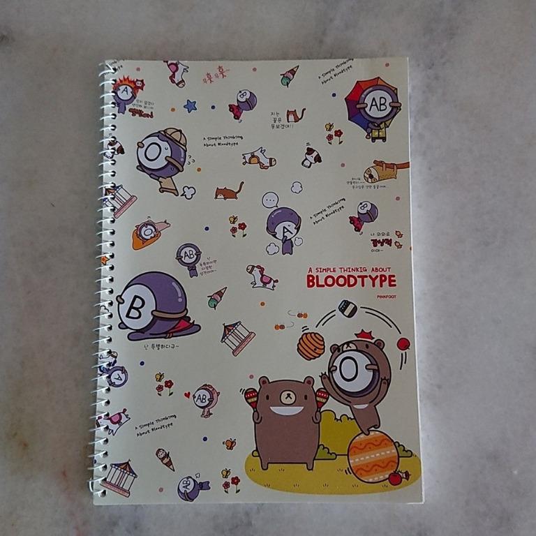 Blood type Anime Ketsuekigata-kun! Spiral Ring Note book (School ...