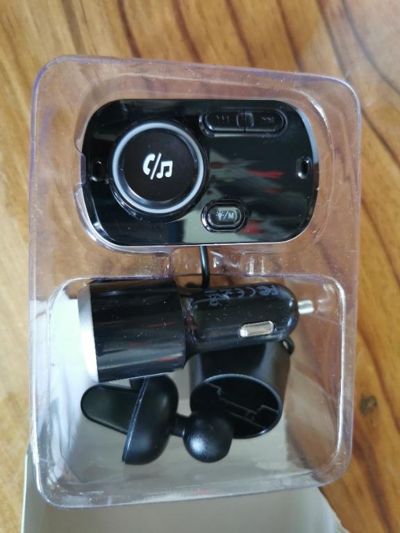 Bluetooth Car Charger, BC49BQ Wireless Bluetooth Car Kit, Fast Charging