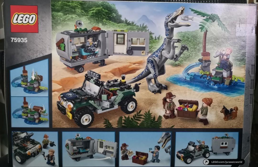 LEGO Jurassic World Baryonyx Face Off: The Treasure Hunt 75935 Building Kit  (434 Pieces)