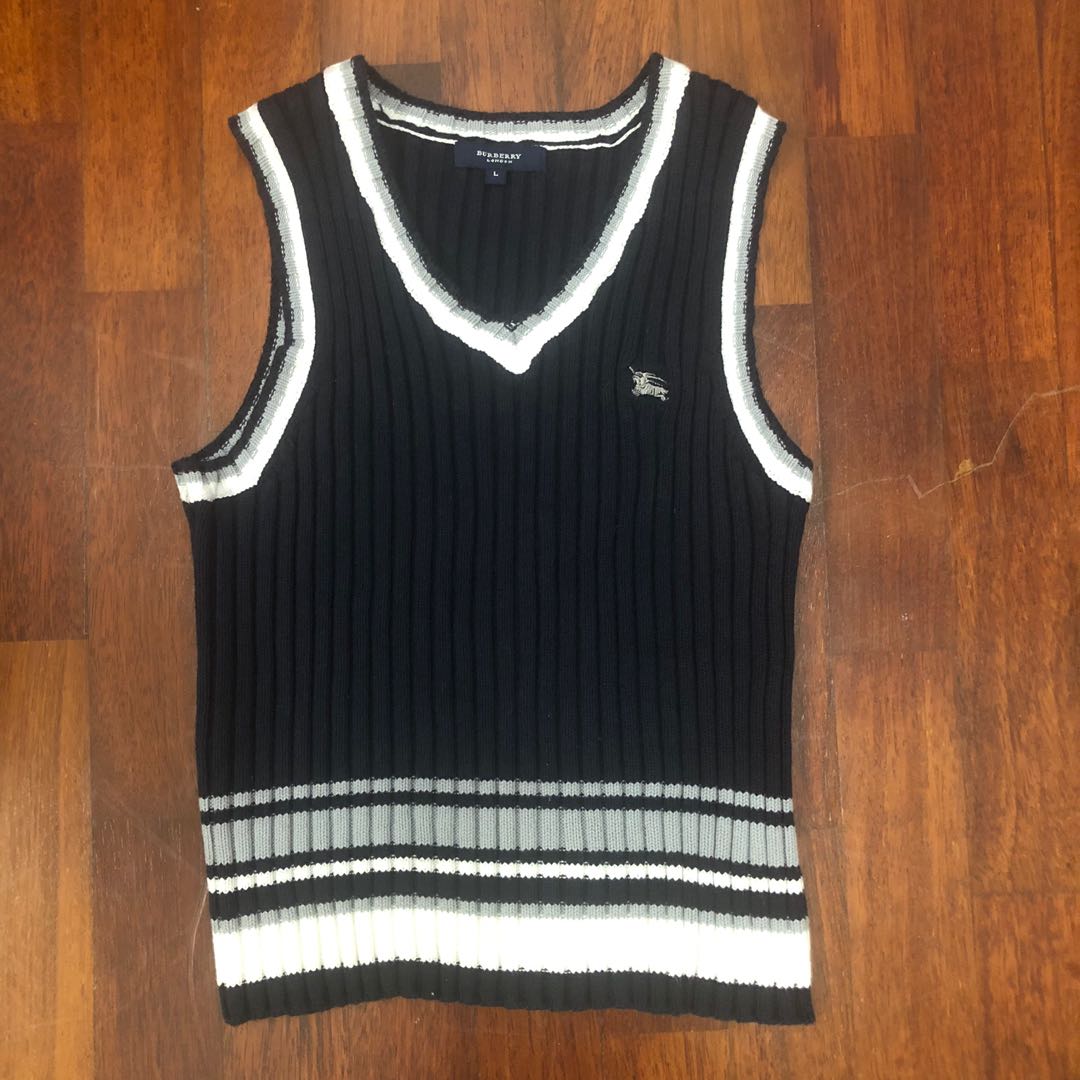 burberry knit vest