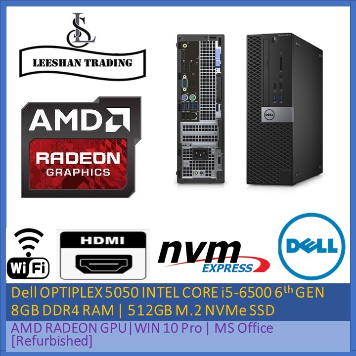 [CAD Dell OptiPlex 5050 SFF Desktop , Intel Core i56500(6th Gen), 8GB