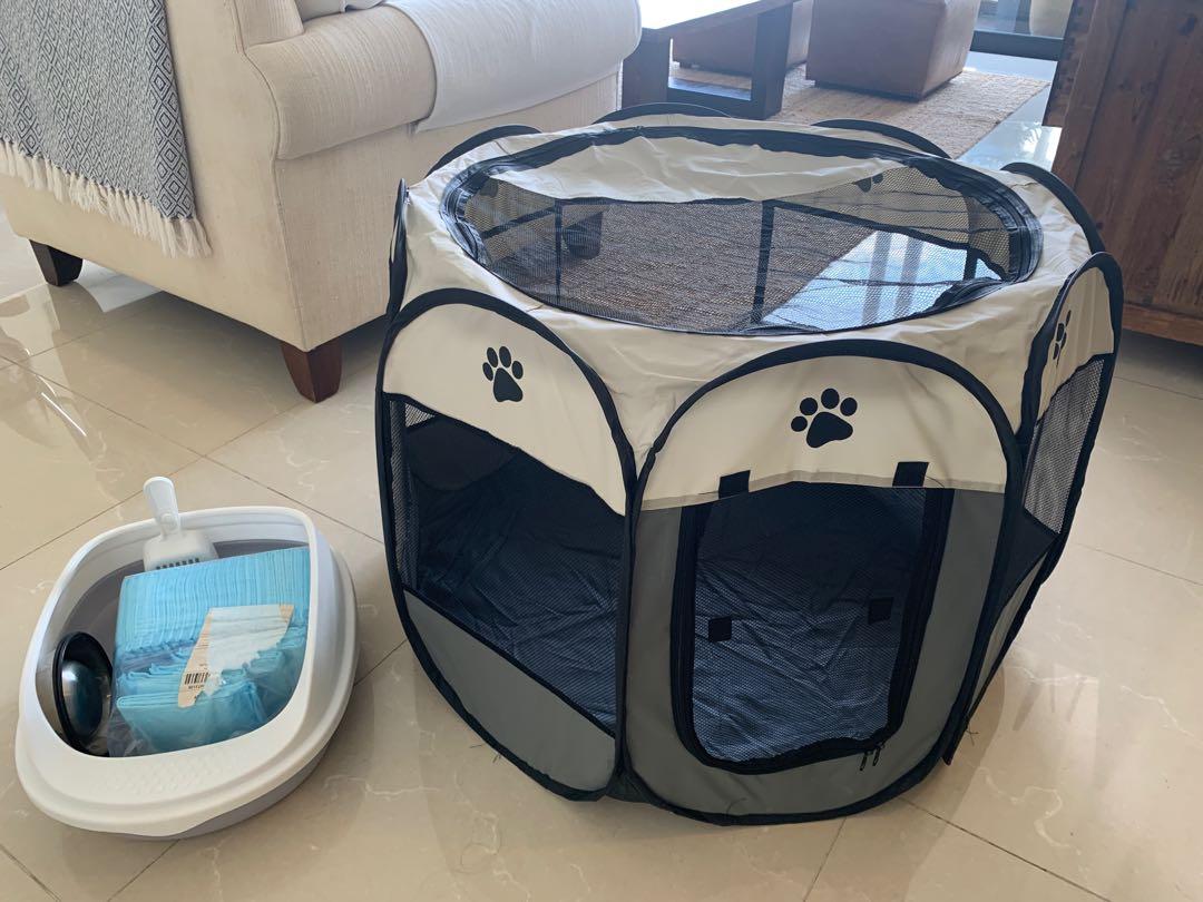 Litter box tent shop