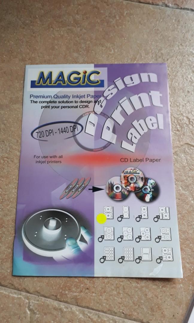 CD label-A4B Paper for all inkjet printers, Everything Else ...