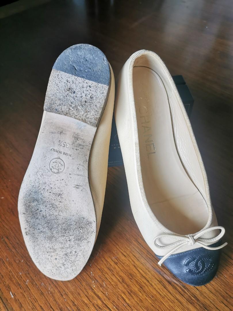 Vintage chanel sales ballet flats