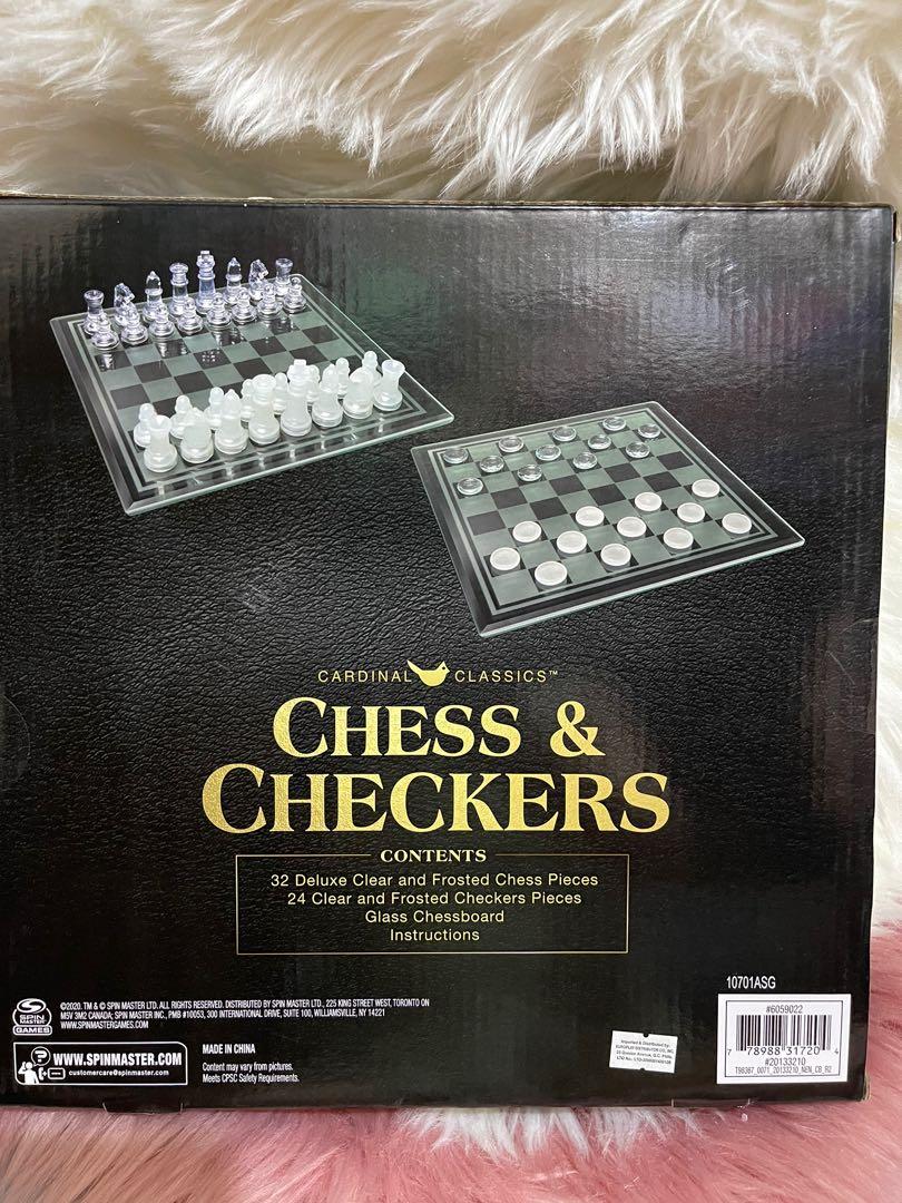 CHESS & CHECKERS WITH GLASS BOARD (Category: Board Games & Puzzles) located in Marikina City. Submitted by mariado (Listing ID 1152623256, Image 2). Description: shipping fee not included .