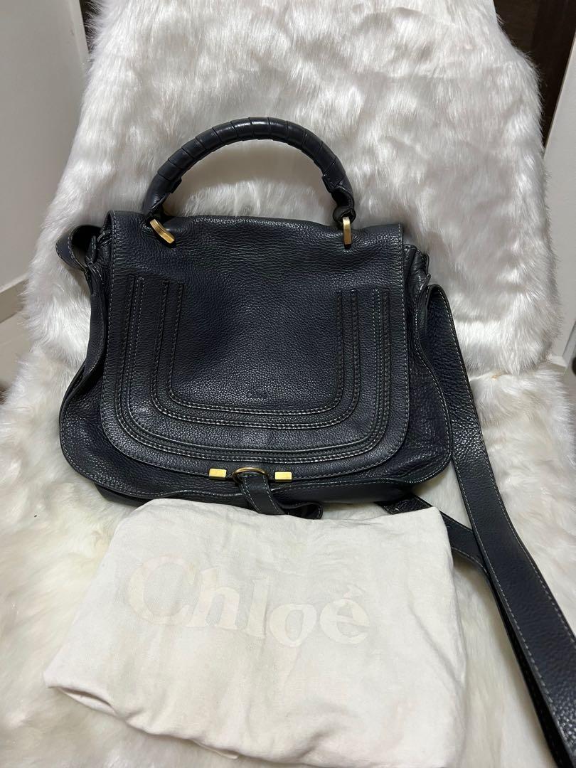 Chloe marcie bag medium black top