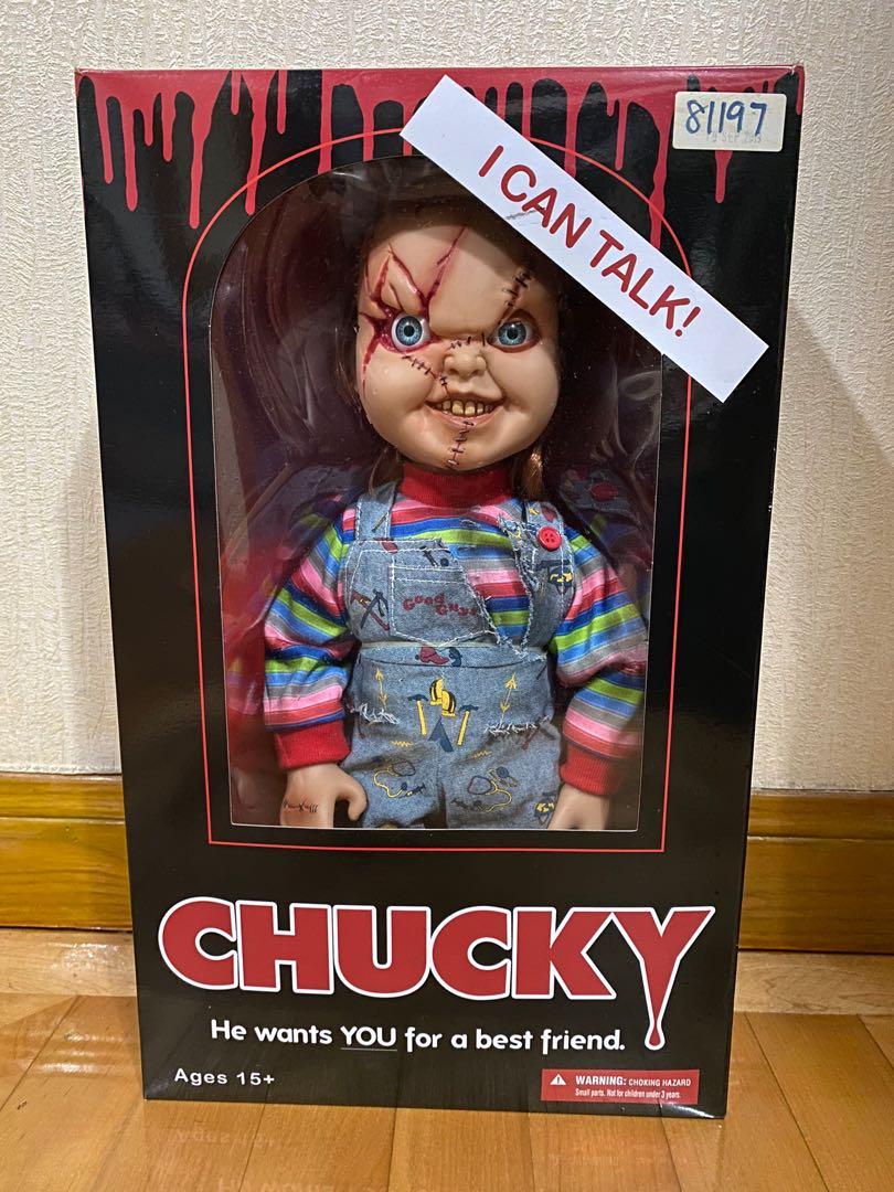 Chucky 15吋發聲公仔, 興趣及遊戲, 玩具& 遊戲類- Carousell