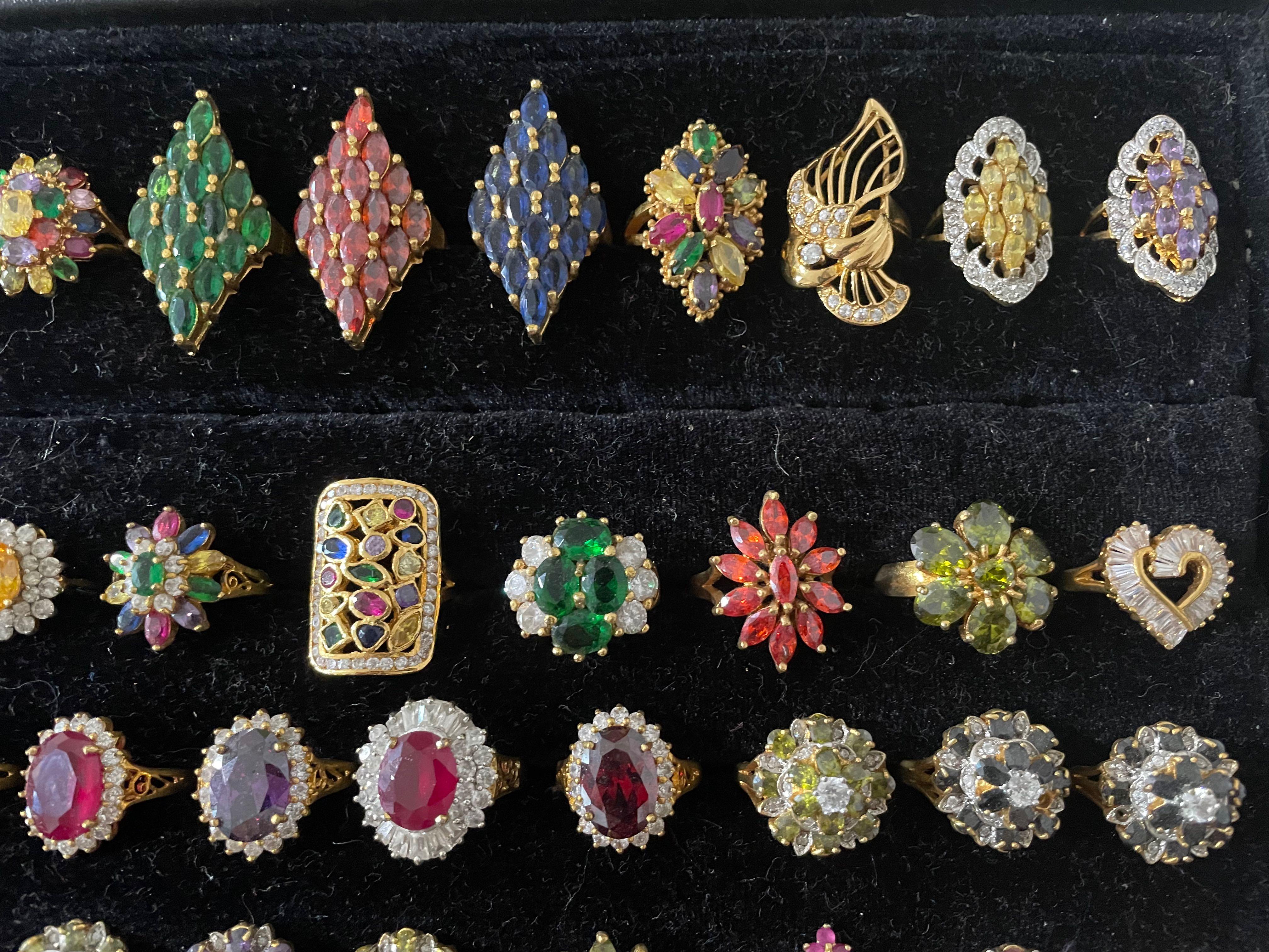 CLEARANCE Exquisite Costume Gold Rings