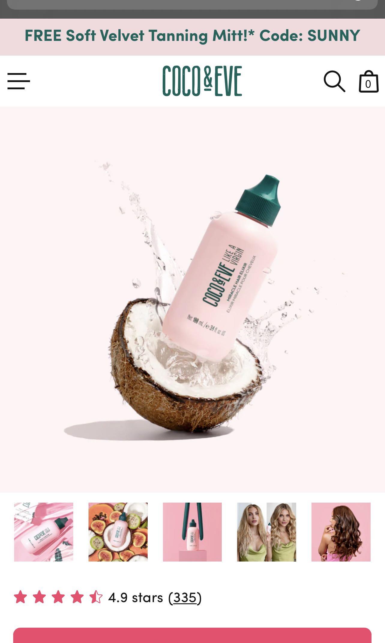 Coco&Eve Hair Elixir Serum, Beauty & Personal Care, Bath & Body, Bath