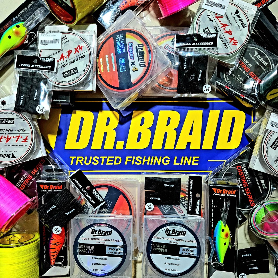 DR. Braid fishing line and accessories, Sports Equipment, Fishing on  Carousell