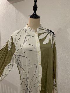 Dress for ladies with pants