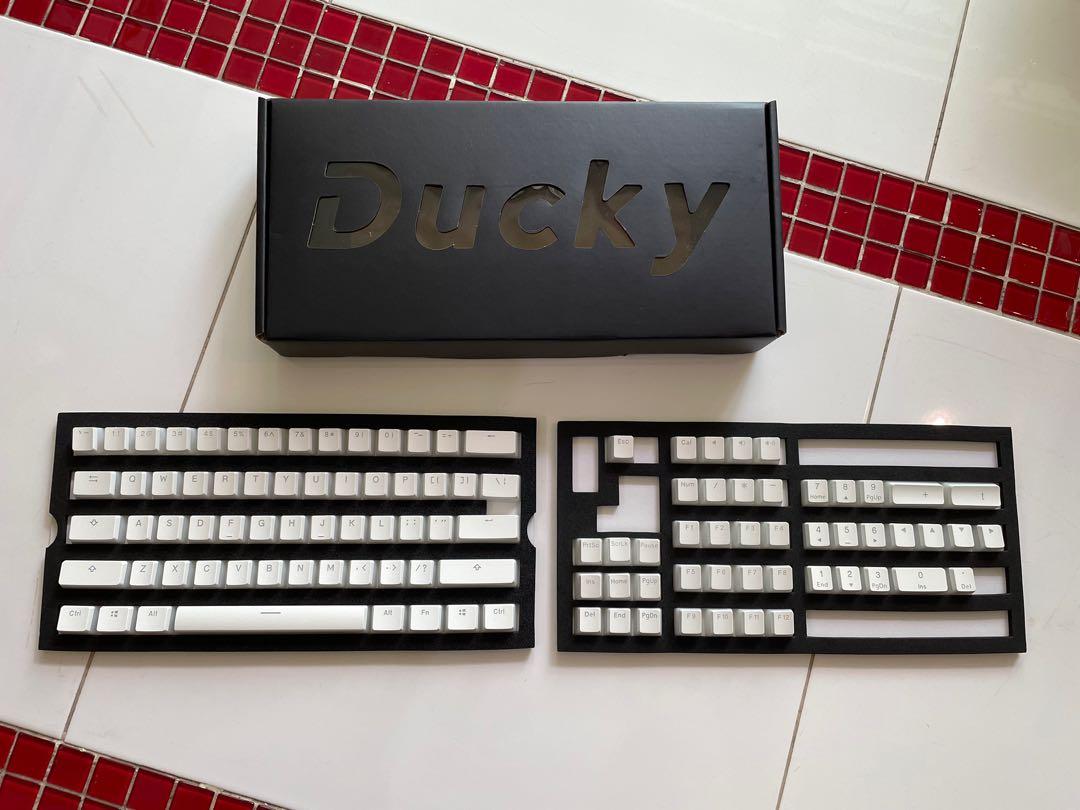 Ducky PBT pudding keycaps (white), Computers & Tech, Parts