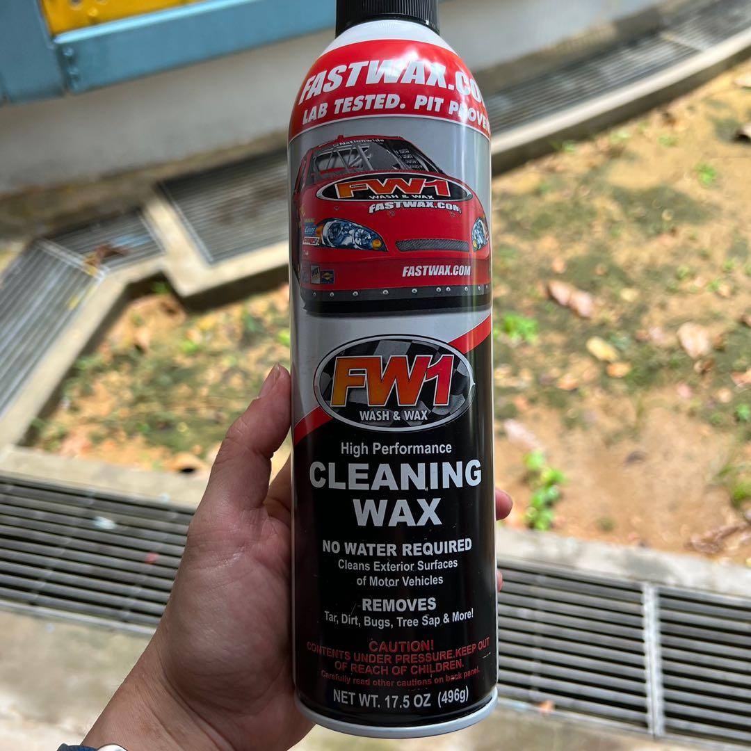 FW1 Wash & Wax High Performance Waterless Cleaning Wax 17.5 Oz Can