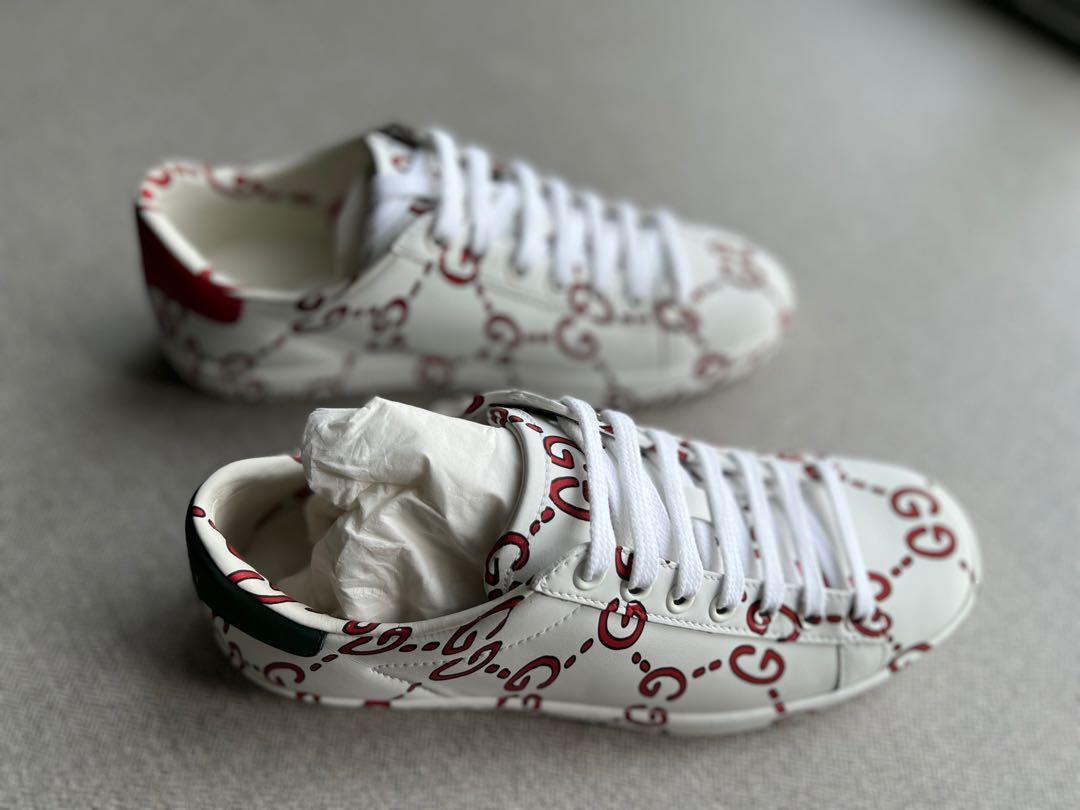 Gucci ace sneaker with gg print 2025