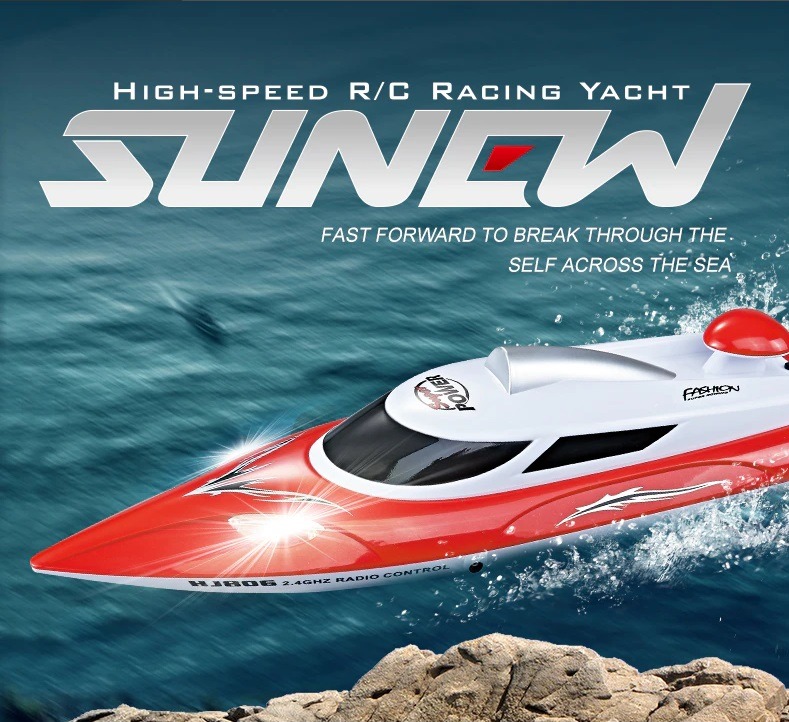 Hj806 2.4G 35Km / H High Speed Remote Control Boat Speed Boat Children'S Toy Water Speed Boat Summer Toy Cooling Water System
