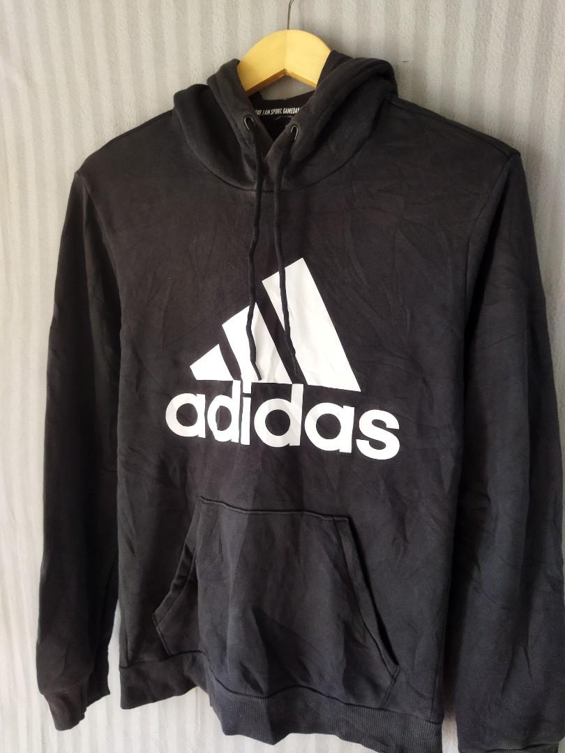 Hoodie adidas hitam 2025
