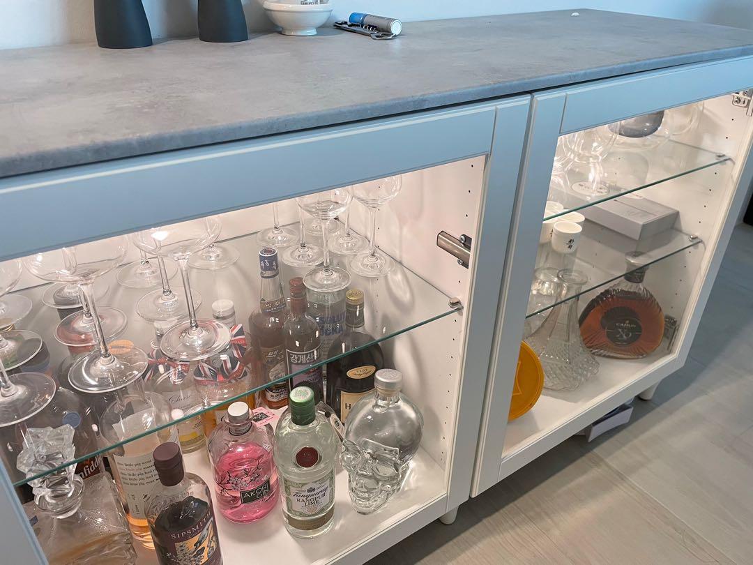 IKEA Besta buffet side table/ Furniture & Home Living