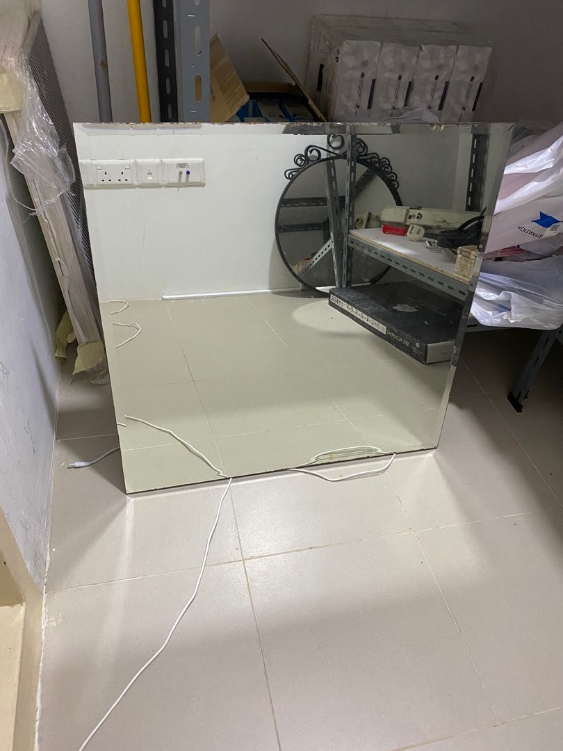 Ikea Mirror kolja square 60cm x 60cm, Furniture & Home Living, Home Decor, Mirrors on Carousell