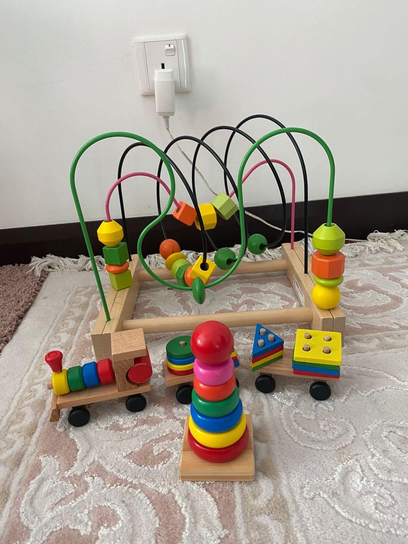 Ikea Mula bead Wooden toy Sensory