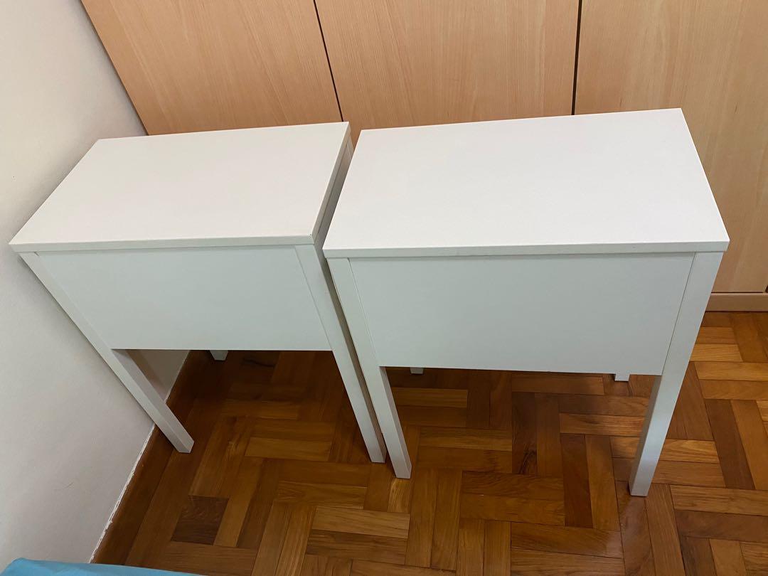 IKEA Nordli 2x Bedside table 30x50x67 cm, Furniture & Home Living