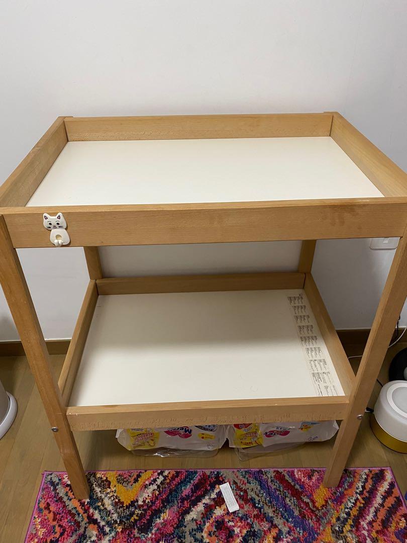 IKEA Sniglar Changing table and mat, Babies & Kids, Bathing & Changing