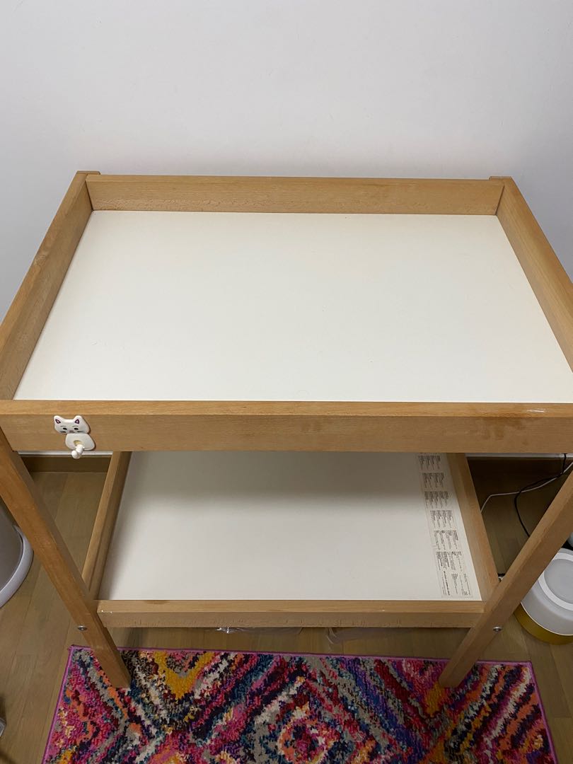IKEA Sniglar Changing table and mat, Babies & Kids, Bathing & Changing