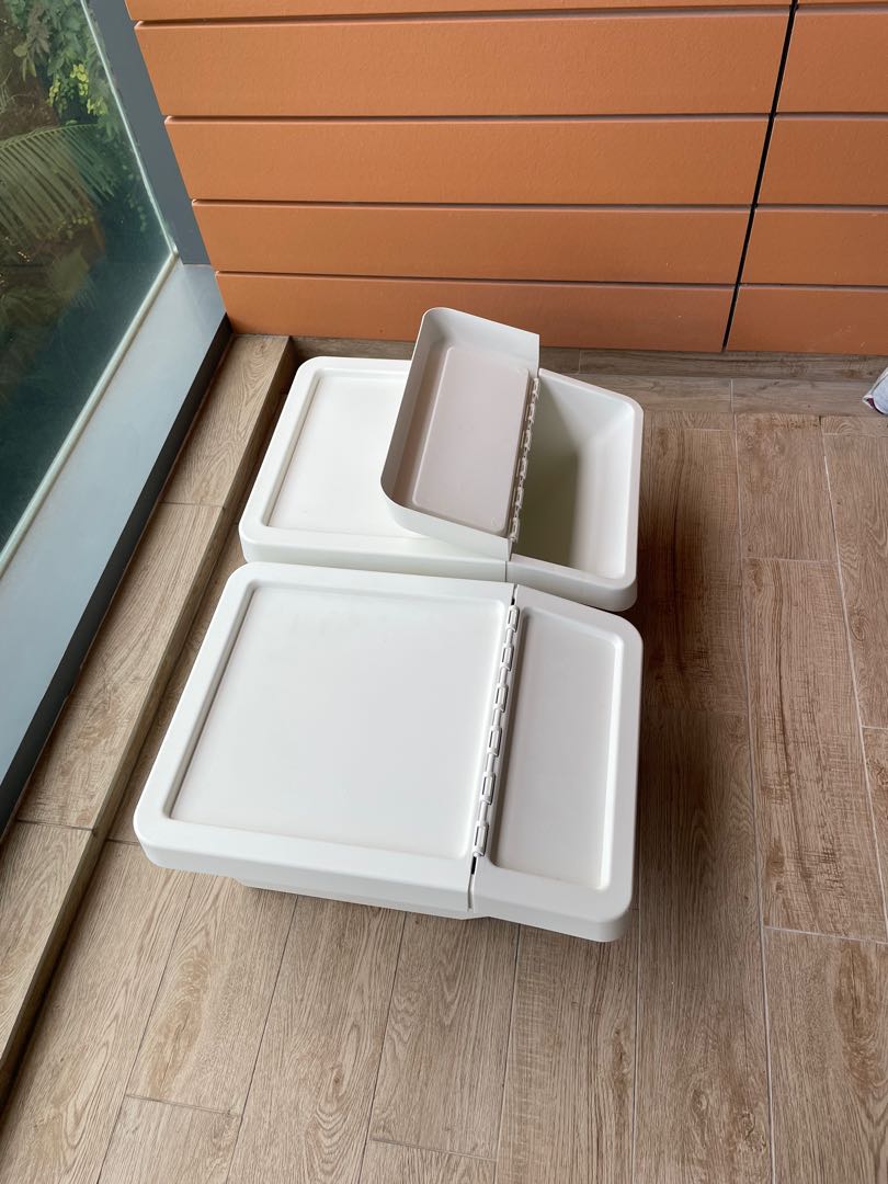 IKEA SORTERA waste sorting bin with lid, Furniture & Home Living