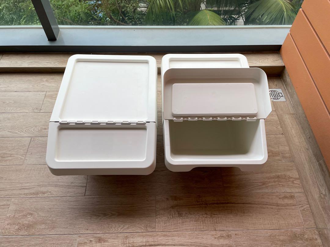 IKEA SORTERA waste sorting bin with lid, Furniture & Home Living