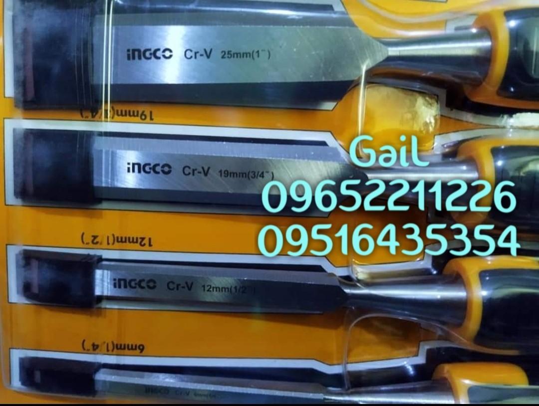 INGCO 4 pcs. Wood Chisel Set, Commercial & Industrial, Construction ...