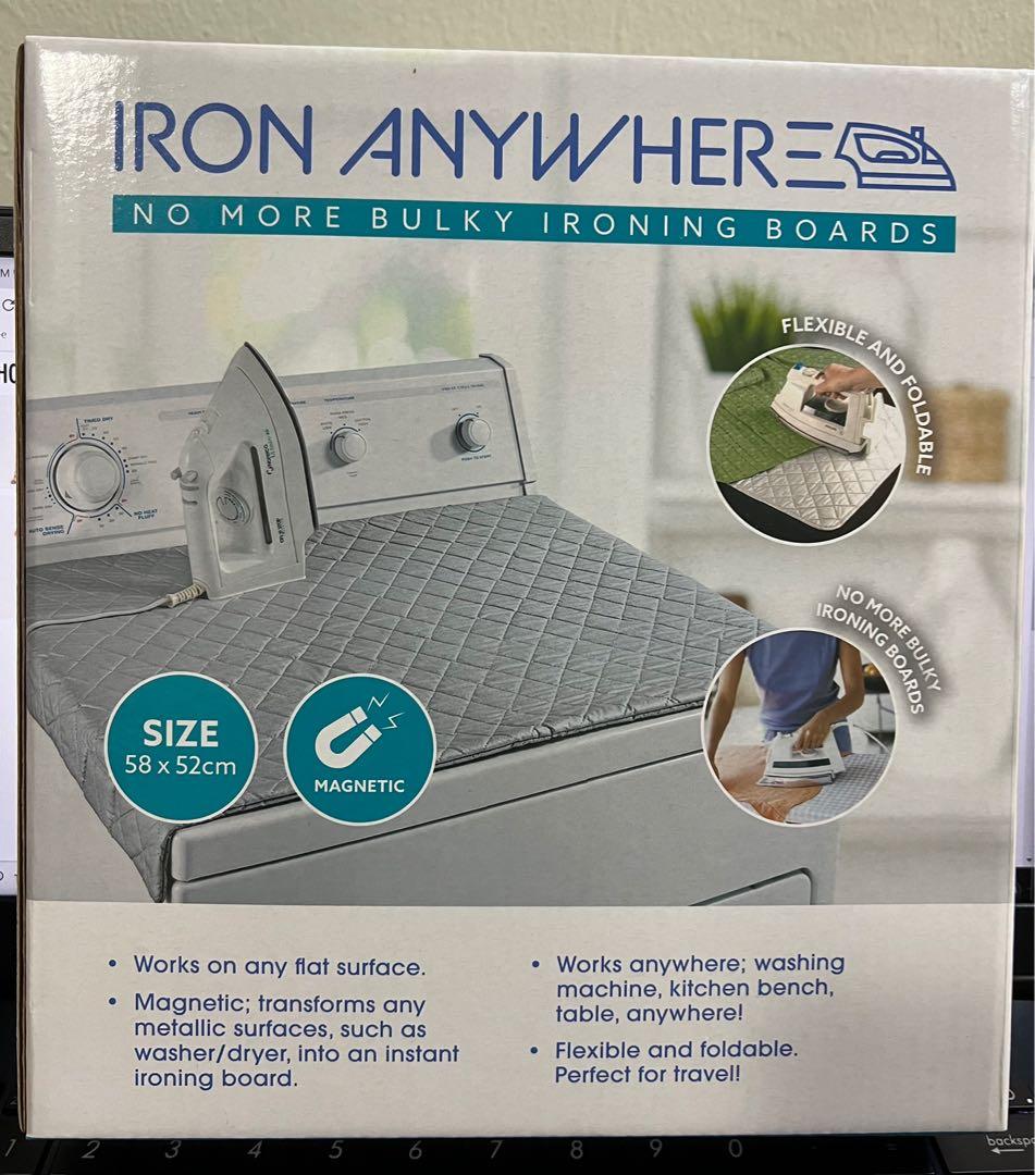 Iron Anywhere Ironing Mat Grey 58 x 52 cm