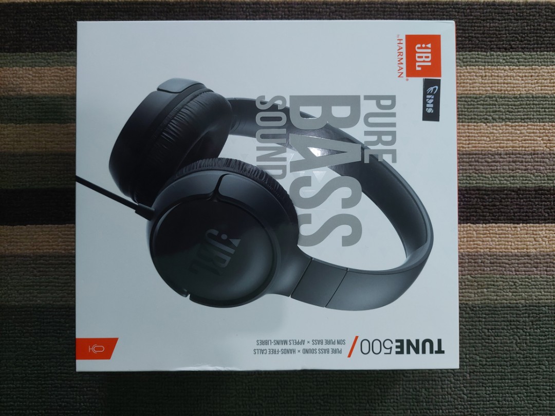 JBL TUNE 500 PURE BASS SOUND, Elektronik, Audio di Carousell