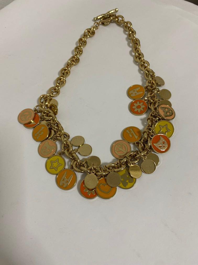 Karen walker gold necklace outlet