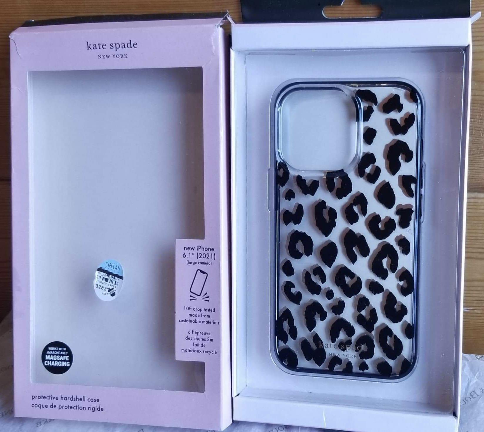 Kate spade leopard black iPhone 13 pro (Category: Cases & Sleeves) located in Bato. Submitted by marielglr (Listing ID 1152565047, Image 1). Description: New and genuine po. Buy with confidence po. .