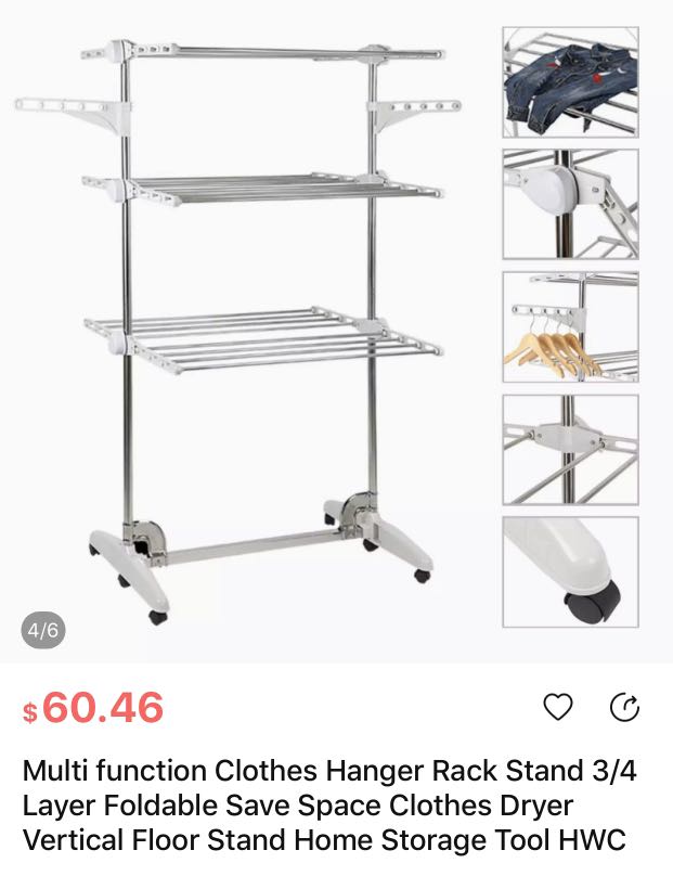 Korea Drying Rack, Furniture & Home Living, Home Improvement