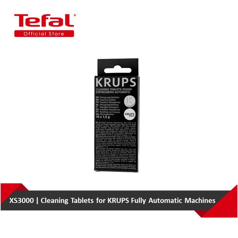 KRUPS Cleaning Tablets for KRUPS Fully Automatic Machines XS3000, TV & Home Appliances, Other