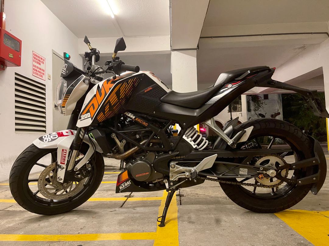 Ktm duke 200 on sale 2013