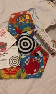 Lamaze crib toy plus visual cards
