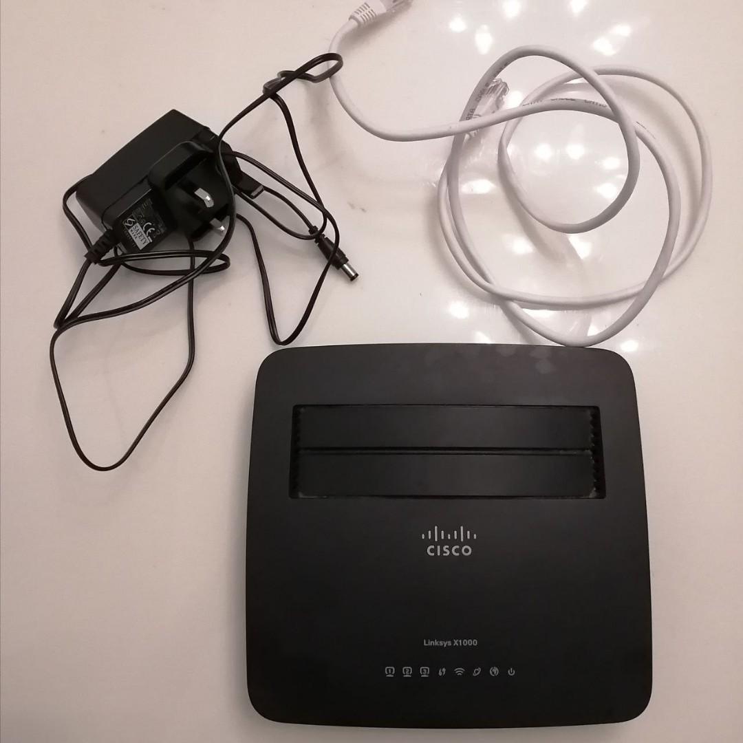 Linksys X1000 Router / Huawei Optical Network Terminal, Computers