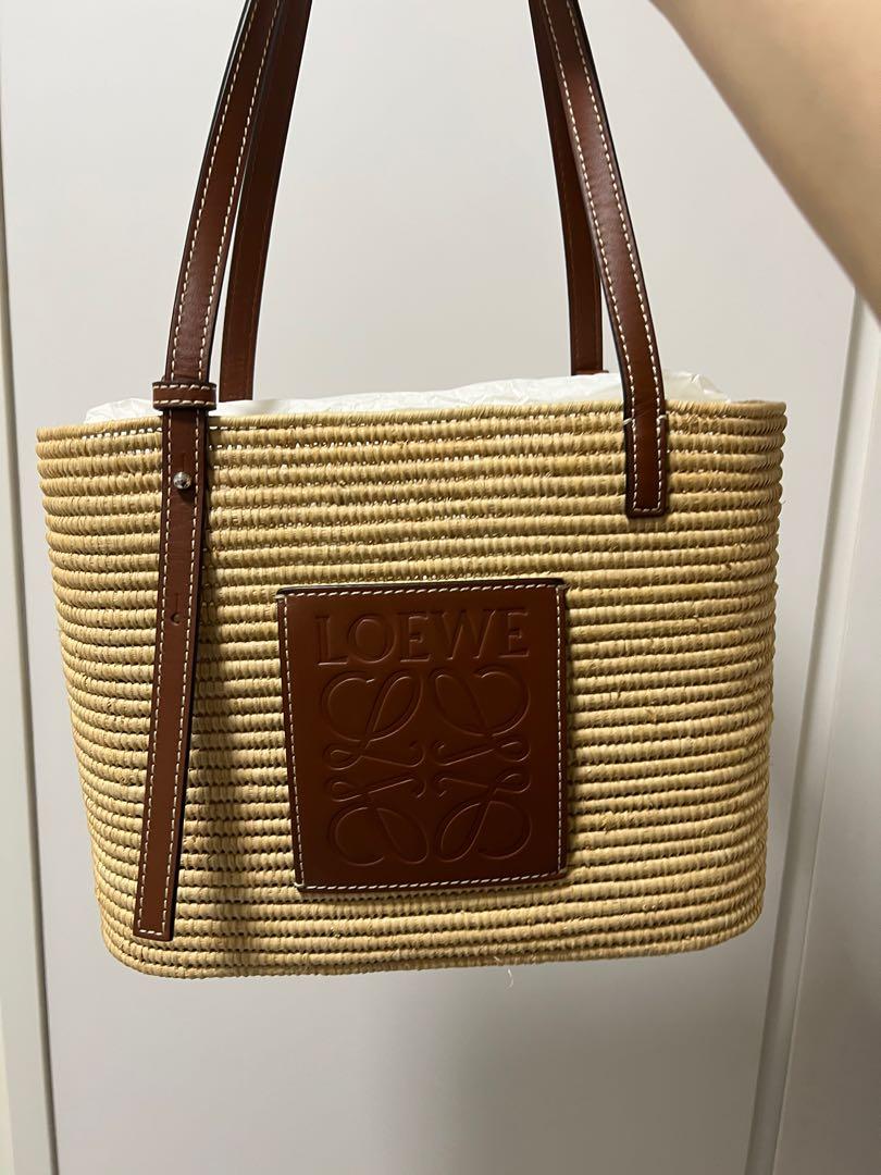 LOEWE Small Square Basket Bag, Women's Fashion, Bags & Wallets, Beach