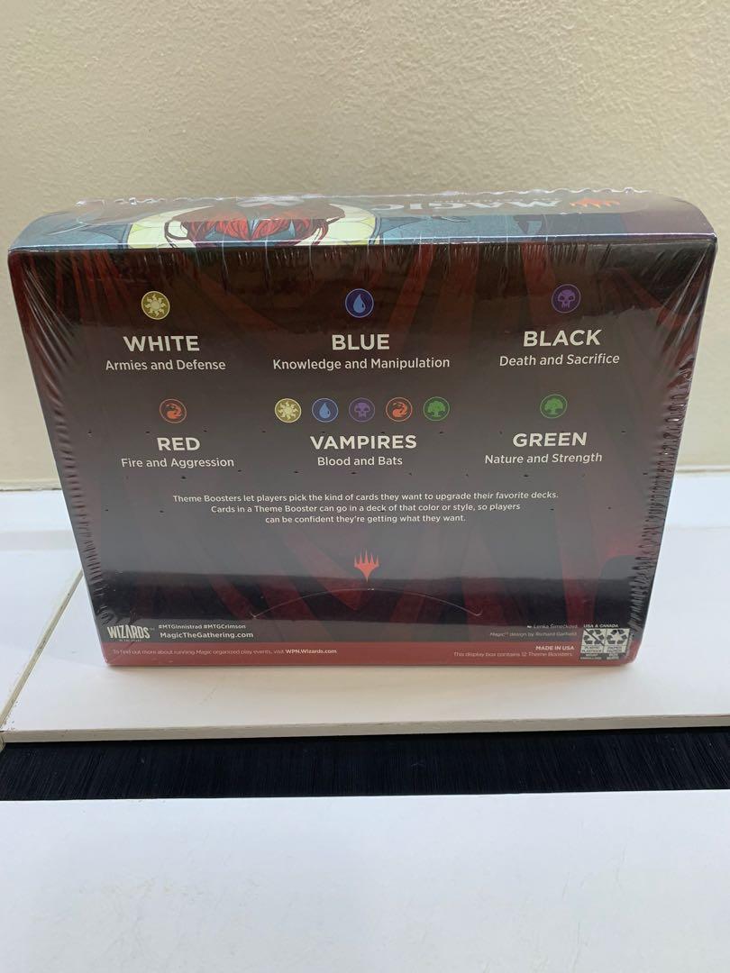 Magic the Gathering MTG Crimson Vow Theme booster box, Hobbies & Toys, Toys  & Games on Carousell