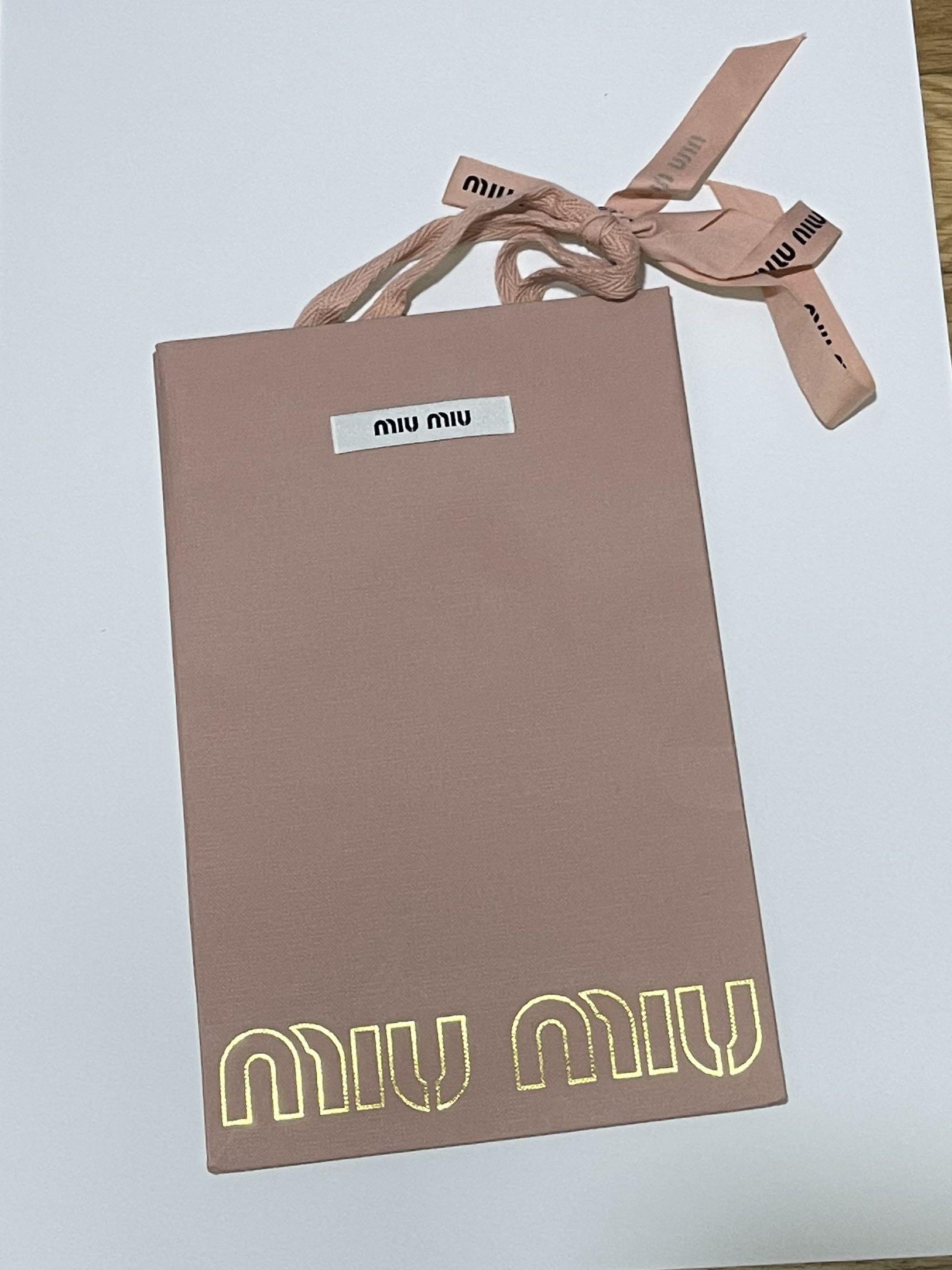 Miu miu deals paper bag