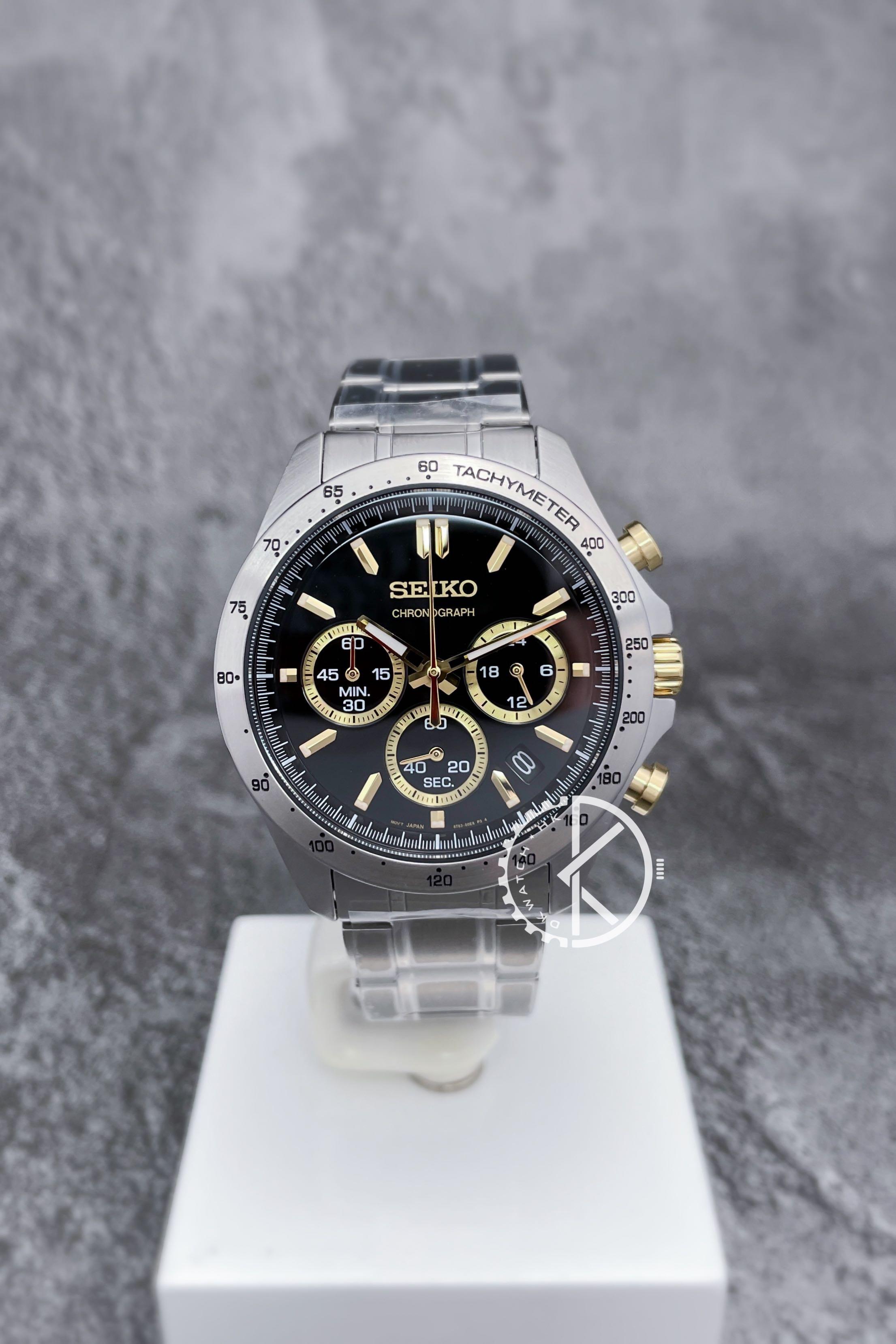 NEW】Seiko SBTR015 Quartz Chronograph Watch 40mm 日版精工石英計時鋼錶Made in Japan  日本製造, 男裝, 手錶及配件, 手錶- Carousell
