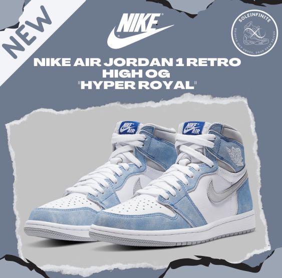Nike air jordan 1 retro high og hyper royal online