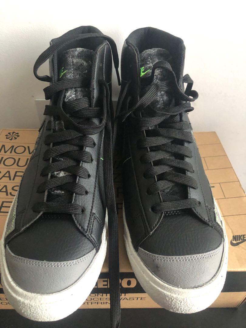 Nike Air Recycled Wool Pac Black Electric Green Men s Fashion